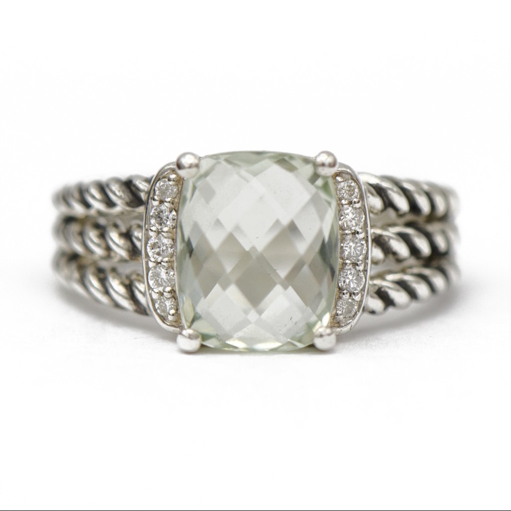 David Yurman Prasiolite Petite Wheaton Ring